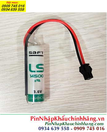 Saft LS14500 (Zắc SM2.54-2P), Pin nguồn Saft LS14500 AA 2600mAh, X.xứ PHÁP